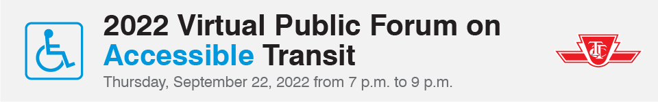 2022 Virtual Public Forum Accessible Transit